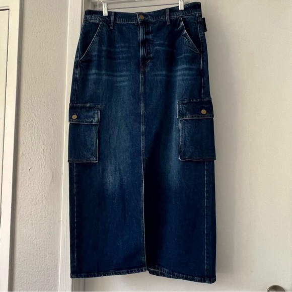 NWT ANA cargo maxi denim skirt. Fashionable - Picture 5 of 12